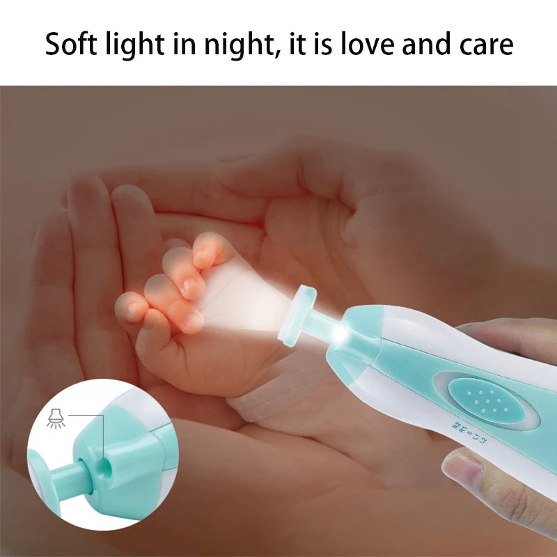 Baby Electric Nail Trimmer&Nail Polisher Tool Set