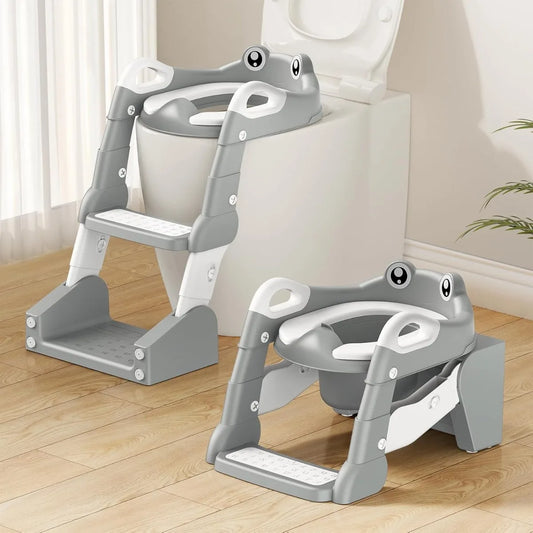 Adjustable Potty Chair, 2 IN 1 Toddler Training Toilet Seat