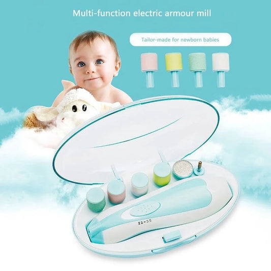 Baby Electric Nail Trimmer&Nail Polisher Tool Set
