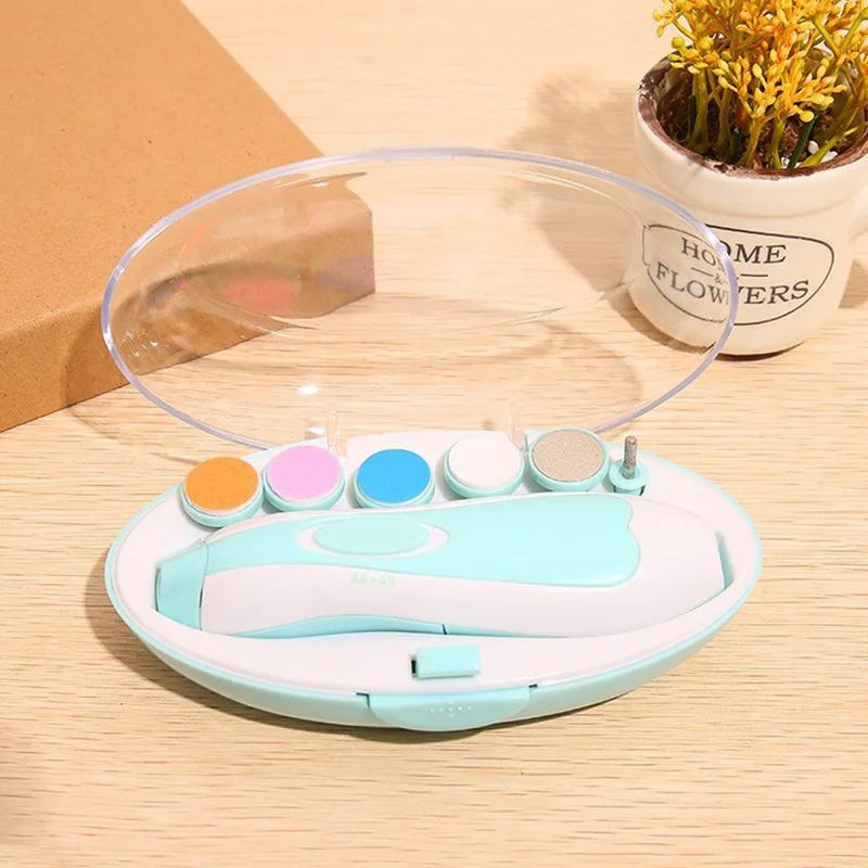 Baby Electric Nail Trimmer&Nail Polisher Tool Set