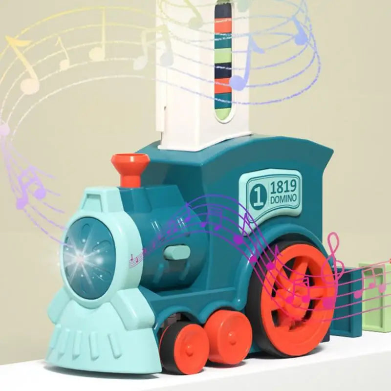 Auto-Setting Domino Train Set
