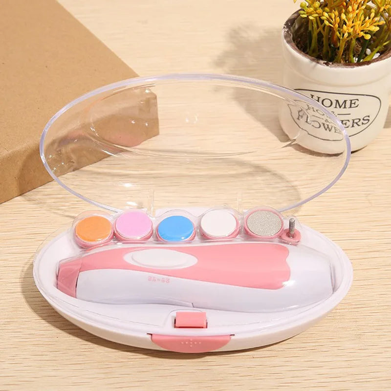 Baby Electric Nail Trimmer&Nail Polisher Tool Set